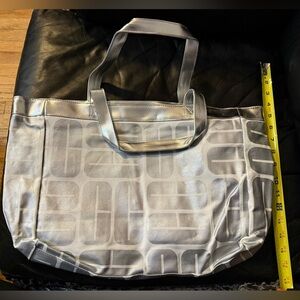 Silver Tote Bag